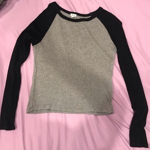 Garage black and grey long sleeve shirt